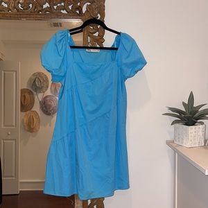 Zara Blue Babydoll Dress